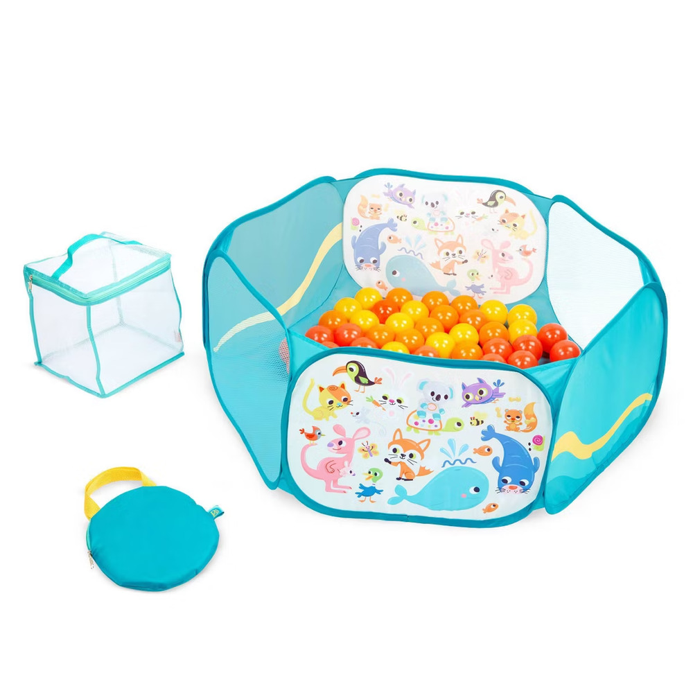 B. toys - Mini Playspace Ball Pit with Balls